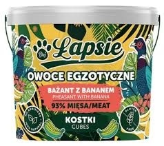 Łapsie Kostki owoce egzotyczne Bażant z bananem 160g