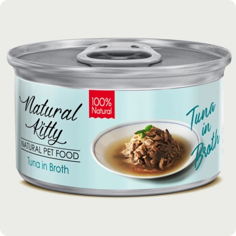 Natural Kitty Tuńczyk w bulionie 80g