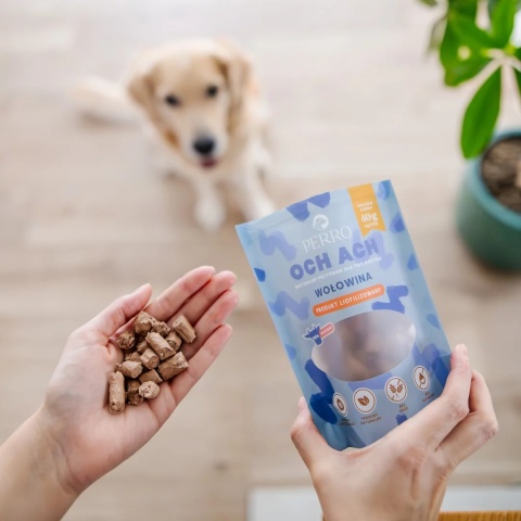 PERRO OCH ACH Wołowina Przysmaki liofilizowane 40g