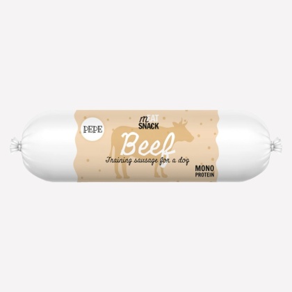 Paka Zwierzaka Kiełbaska PEPE Beef (wołowina) 200g