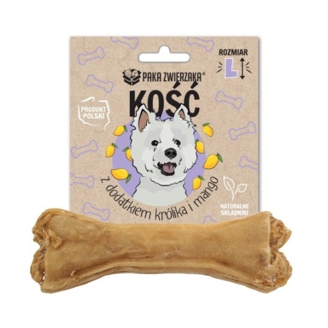 Paka Zwierzaka Kość z dodatkiem królika i mango L (13,5 cm)