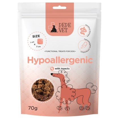 Paka Zwierzaka Przysmak PEPE VET Hypoallergenic Insect 70g