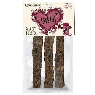 Paka Zwierzaka SUSZKI Świąteczne Paluchy z dorsza 60g