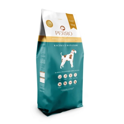 Perro Kaczka z batatami dla dorosłych psów średnich i dużych ras 1 kg