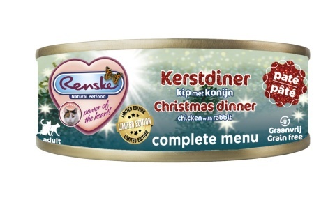RENSKE CAT CHRISTMAS DINNER - kurczak z królikiem (70g)
