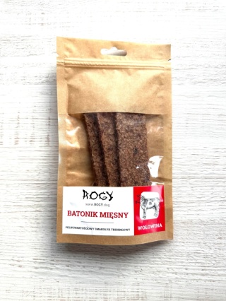 Rogy Batonik Mięsny – wołowina, 80 g