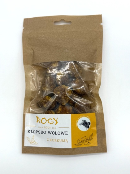 Rogy - Klopsiki wołowe z kurkumą 80g
