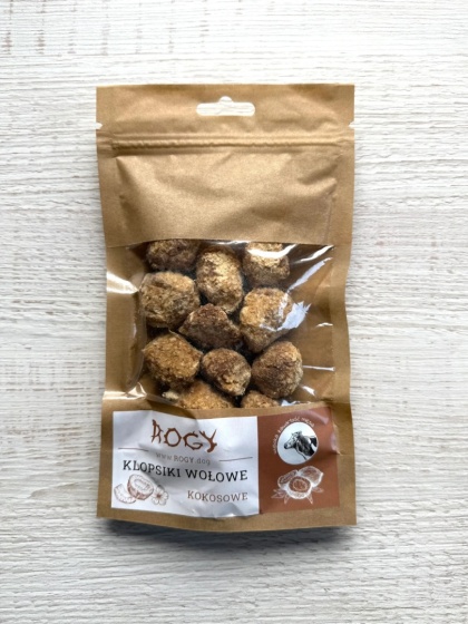 Rogy Klopsiki Wołowo-Kokosowe 80g