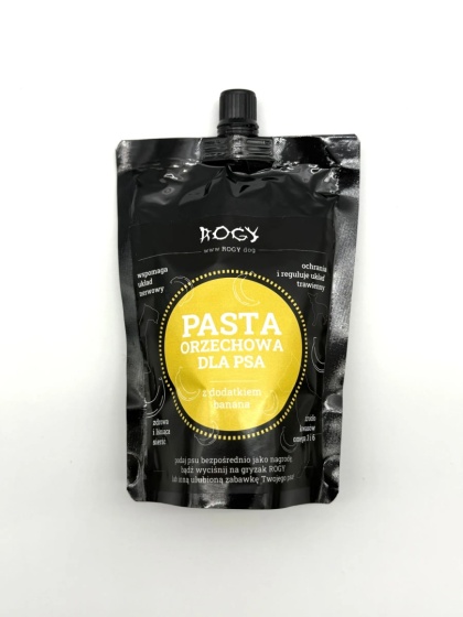 Rogy - Pasta orzechowa dla psa 300g- bananowa
