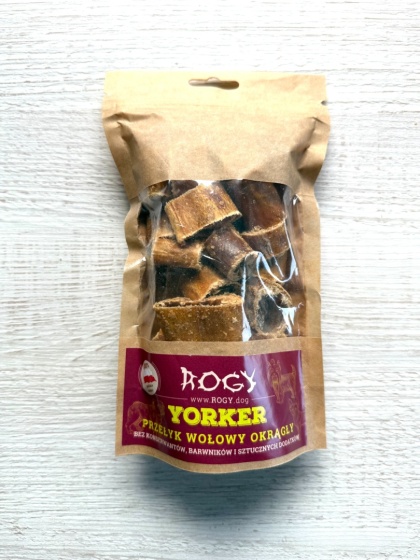 Rogy Yorker Przełyk Wołowy Okrągły 80g