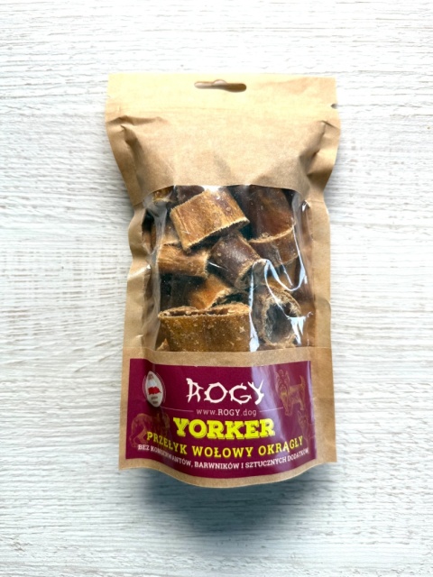 Rogy Yorker Przełyk Wołowy Okrągły 80g