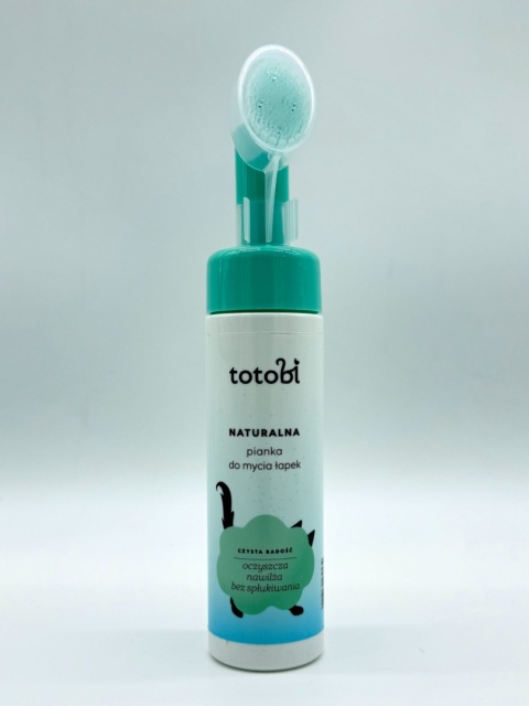 Totobi Naturalna pianka do mycia łapek dla psa i kota, 200 ml