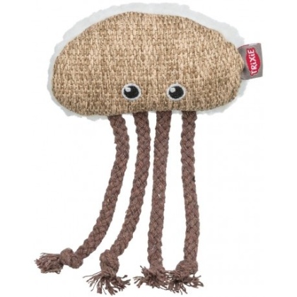 Trixie Meduza, zabawka, dla kota, materiał/plusz, 14 cm, z kocimiętką