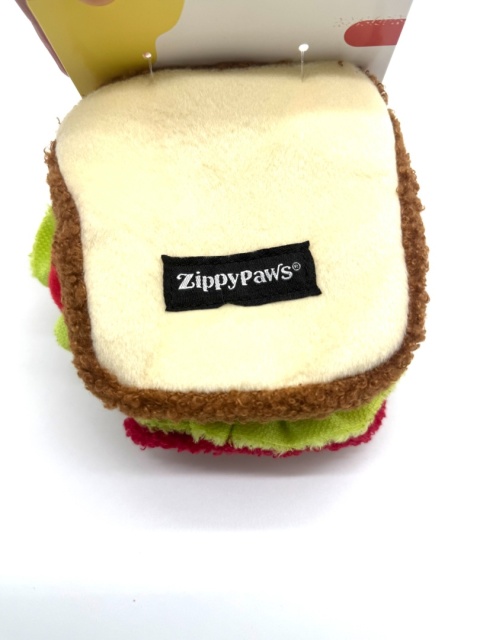 ZIPPY PAWS pluszowa zabawka dla psa Snufflerz Sandwich