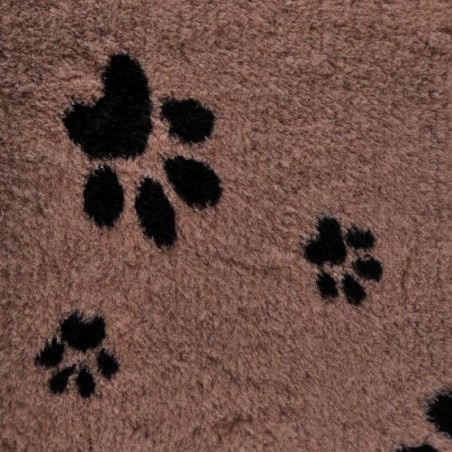 BUBA Legowisko antypoślizgowe DRY BED 28mm beż czarne łapki 75x50cm