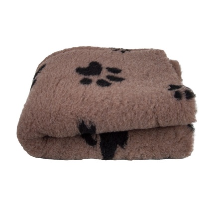 BUBA Legowisko antypoślizgowe DRY BED 28mm beż czarne łapki 75x50cm