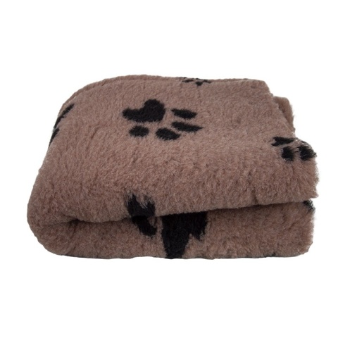 BUBA Legowisko antypoślizgowe DRY BED 28mm beż czarne łapki 75x50cm