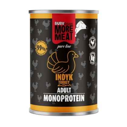 BUBAlicious More Meat mono karma dla psa Pure Line 400g INDYK