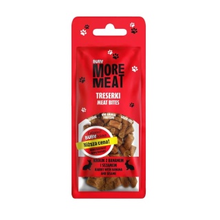 BUBAlicious More Meat treserki 50g królik z bananem i sezamem 50g