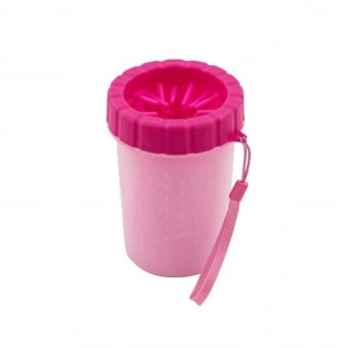 Barry King Czyścik do łap, dla psa, różowy materiał silikon+PP, rozmiar M