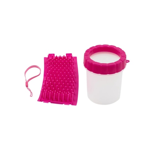 Barry King Czyścik do łap, dla psa, różowy, materiał silikon+PP, rozmiar S