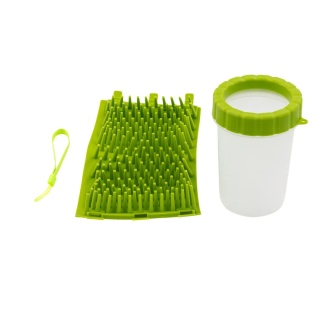 Barry King Czyścik do łap, dla psa, zielony, materiał silikon+PP, rozmiar M