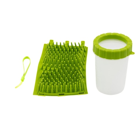 Barry King Czyścik do łap, dla psa, zielony, materiał silikon+PP, rozmiar M