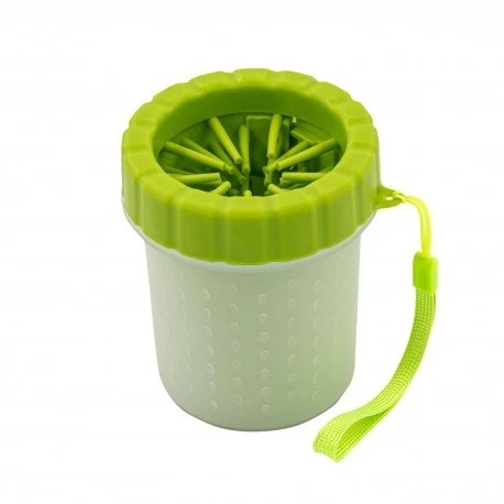 Barry King Czyścik do łap, dla psa, zielony, materiał silikon+PP, rozmiar S