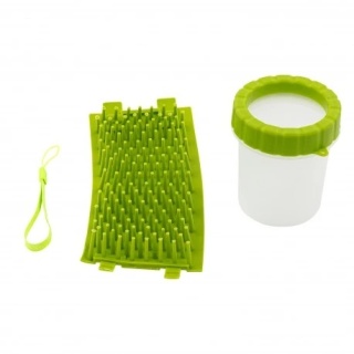 Barry King Czyścik do łap, dla psa, zielony, materiał silikon+PP, rozmiar S