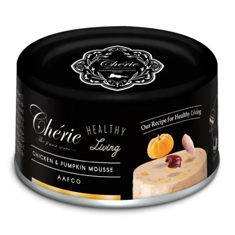 Cherie – Mus z Kurczaka i Dyni dla Kota 80 g