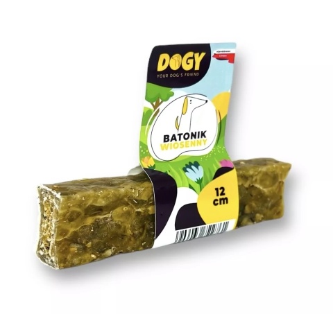 DOGY - Batoniki WIOSENNY ze szparagami i serem cheddar 12cm 1szt