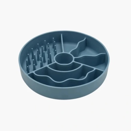 Fiboo Slow fiboowl niebieski- miska spowalniająca jedzenie