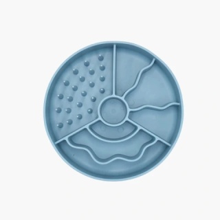 Fiboo Slow fiboowl niebieski- miska spowalniająca jedzenie