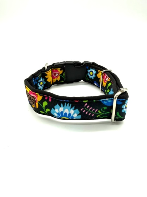 KENDOG Obroża dla psa HANDMADE „Folklor” – brudoodporna i wodoodporna S(35-50cm) szer. 3 cm