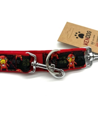KENDOG Smycz przepinana dla psa handmade 200 cm “Iron Man”