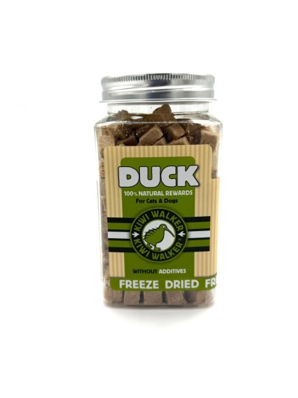 Kiwi Walker 100% KACZKA – liofilizowane smaczki dla psa i kota 80 g
