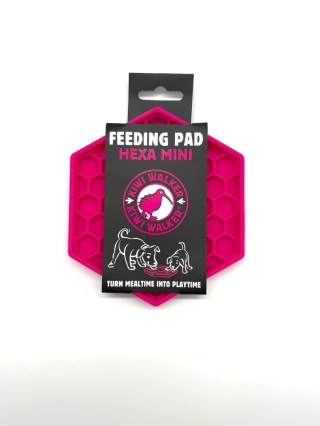 Kiwi Walker Hexa Feeding Pad Mini – mata do lizania dla psa i kota różowa