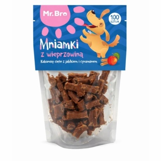 Mr. Bro Mniamki Przysmaki dla psa z Wieprzowiny 80g- Air Dried