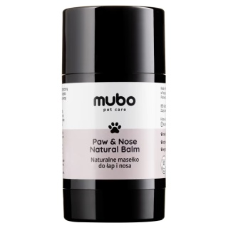 Mubo Paw & Nose Natural Balm Stick 25g - naturalne masełko do łap i nosa w sztyfcie, dla psa i kota