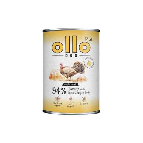 Ollo – Plus Kolagen Indyk 400g-karma mokra dla psa
