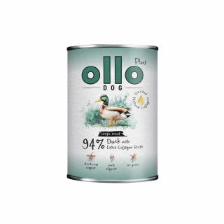 Ollo Plus Kolagen Kaczka 400 g – mokra karma dla psa na stawy