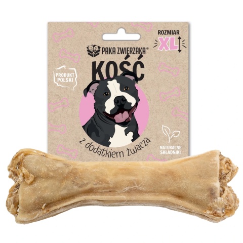 Paka Zwierzaka Kość z dodatkiem żwacza XL (17 cm)