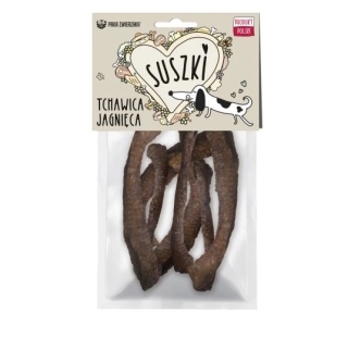 Paka Zwierzaka Suszki Tchawica Jagnięca 100 g – naturalny gryzak dla psa