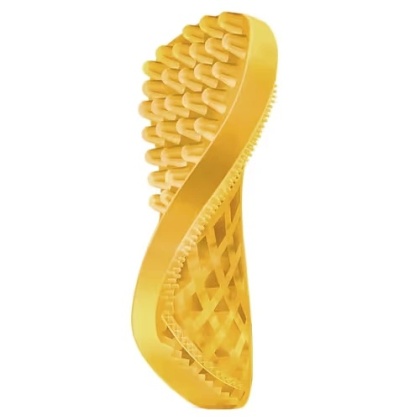 Pet+Me Medium Silicone Brush Yellow – silikonowa szczotka dla psa,Profesjonalna pielęgnacja sierści