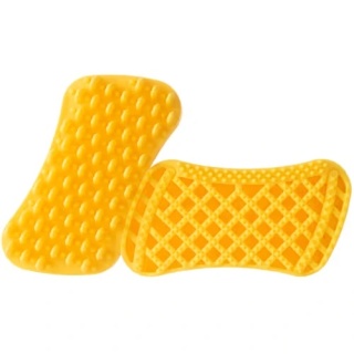Pet+Me Medium Silicone Brush Yellow – silikonowa szczotka dla psa,Profesjonalna pielęgnacja sierści
