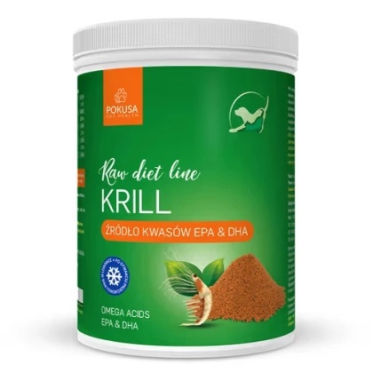Pokusa RawDietLine Krill 700g – liofilizowana mączka z kryla dla psa i kota