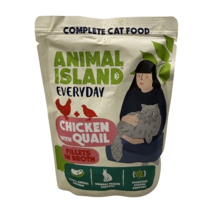 Animal Island Kurczak i Przepiórka - saszetka dla kotów 85g