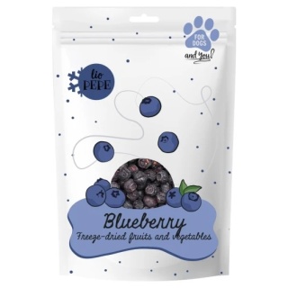 Paka Zwierzaka Przysmak Lio PEPE Blueberry (Borówka) 15 g – liofilizowana borówka dla psa