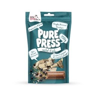 Syta Micha Pure Press Wild Fish – Smaczki tłoczone na zimno dla psa z dzikich ryb 150 g