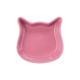 TRIXIE Miska ceramiczna w kształcie głowy kota, 0.25 l/12 cm